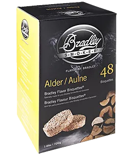 Bradley Smoker brikety na údenie Jelša 48 kusov